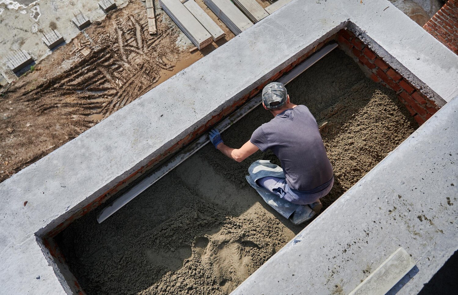 Basement waterproofing preparation